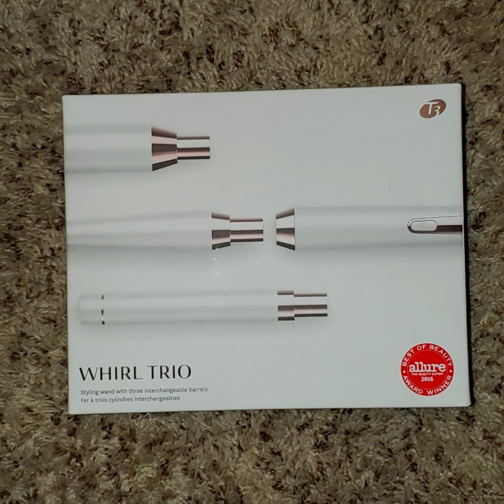 T3 Whirl Trio - Styling Wand with Three Interchangeable Barrel - Unused. NEW
